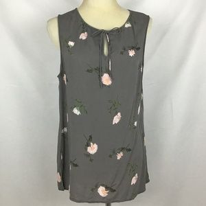 Crosby Womens Rayon‎ Sleeveless Artist Shirt Size 1 Tank Top Ladies Casual Shirt